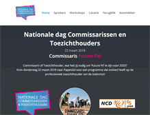 Tablet Screenshot of dagvanhetcommissariaat.nl